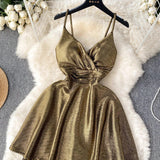 Janice Mettalic Party Dress - Alamode By Akanksha