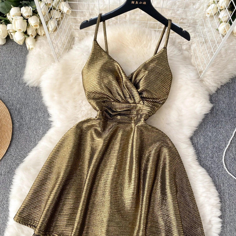 Janice Mettalic Party Dress - Alamode By Akanksha
