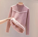 Andrea Fleece Turtleneck Sweater