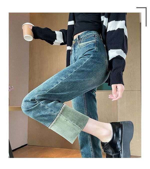 Moscow Cropped Denim Jeans - Alamode By Akanksha