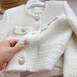 Siemon Statement Woolen Tweed Coat - Alamode By Akanksha