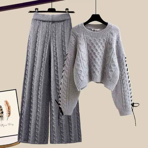Noah Knitted Winter Co-ord - Alamode By Akanksha