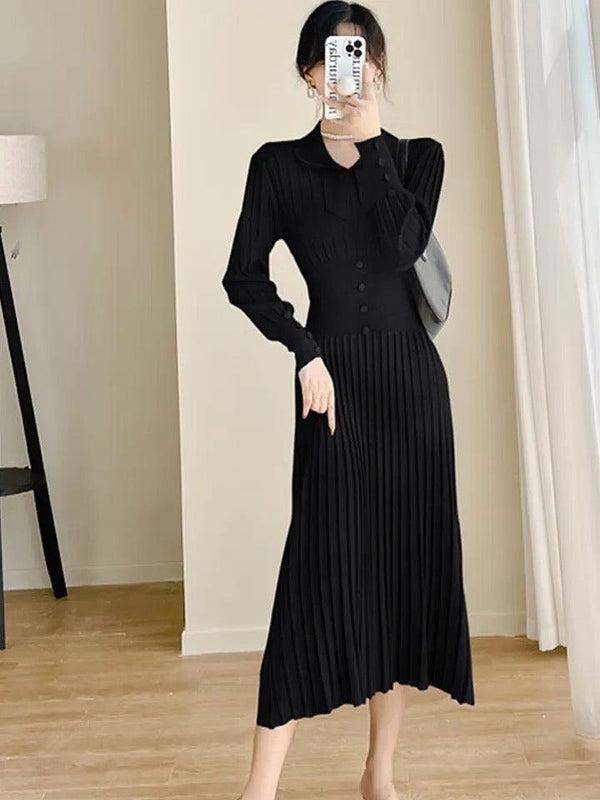 Salsburg Woolen Bodycon Dress - Alamode By Akanksha