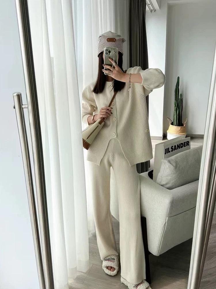 Paris Knitted Coord Set - Alamode By Akanksha