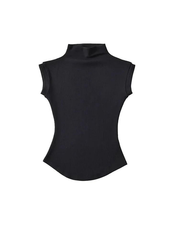 Dote Turtleneck Summer Tops - Alamode By Akanksha
