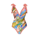 Ezra swimsuit with Sarong skirt - Alamode By Akanksha