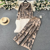Fary Floral Woolen Coord Set - Alamode By Akanksha