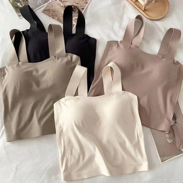Mariam Tank Tops with Inbuilt Bra - Alamode By Akanksha