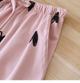 Cute Solia Heart Pyjamas - Alamode By Akanksha
