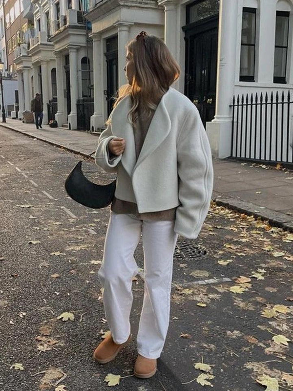 Samuel Warm Wool Premium Luxe Short Coat - Alamode By Akanksha