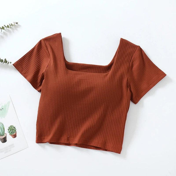 Levo Summer Tops with Inbuilt Bra