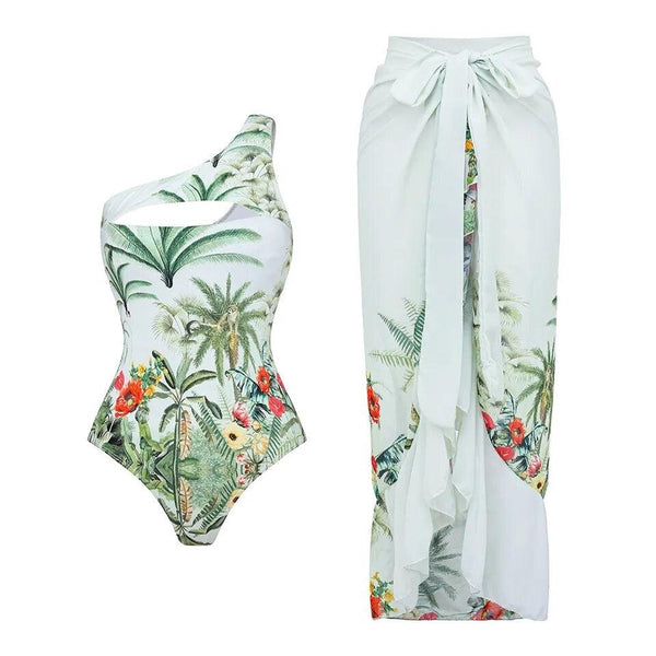 Helma swimsuit with Sarong Skirt - Alamode By Akanksha