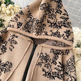 Fary Floral Woolen Coord Set - Alamode By Akanksha