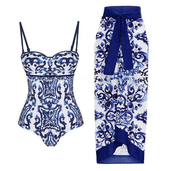 Gessy Swimsuit with Sarong