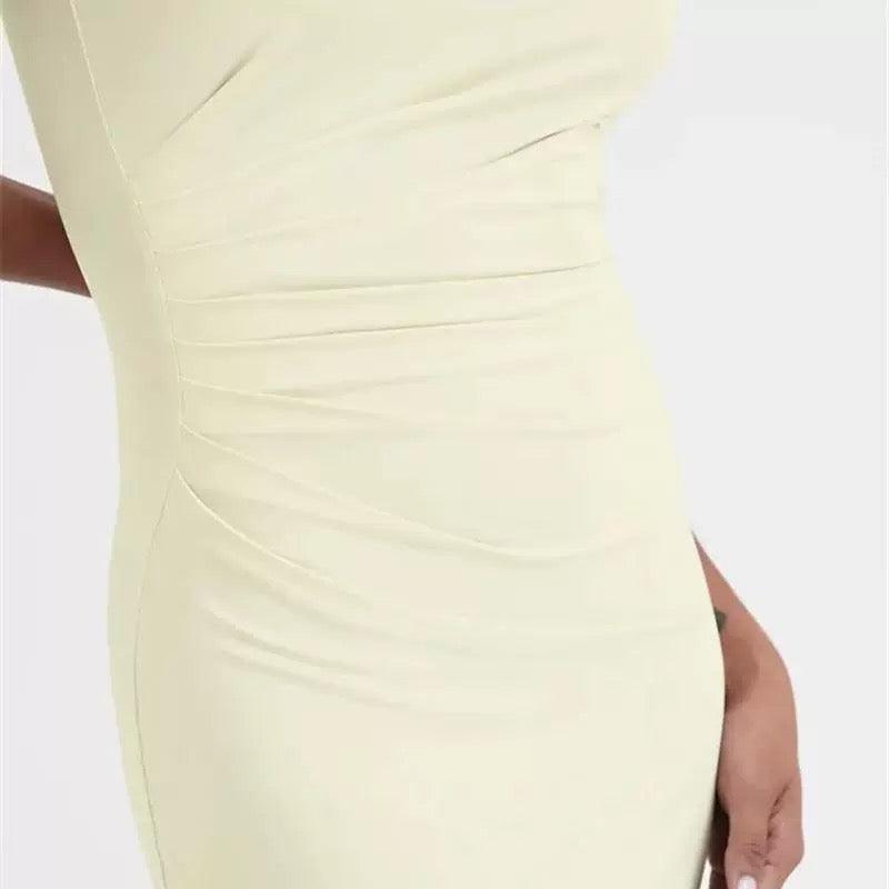 Freya Luxe Pleated Maxi Dress - Alamode By Akanksha