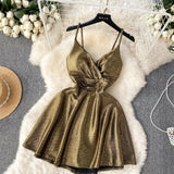 Janice Mettalic Party Dress - Alamode By Akanksha