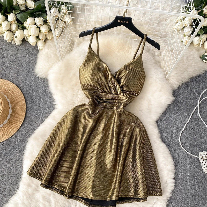 Janice Mettalic Party Dress - Alamode By Akanksha