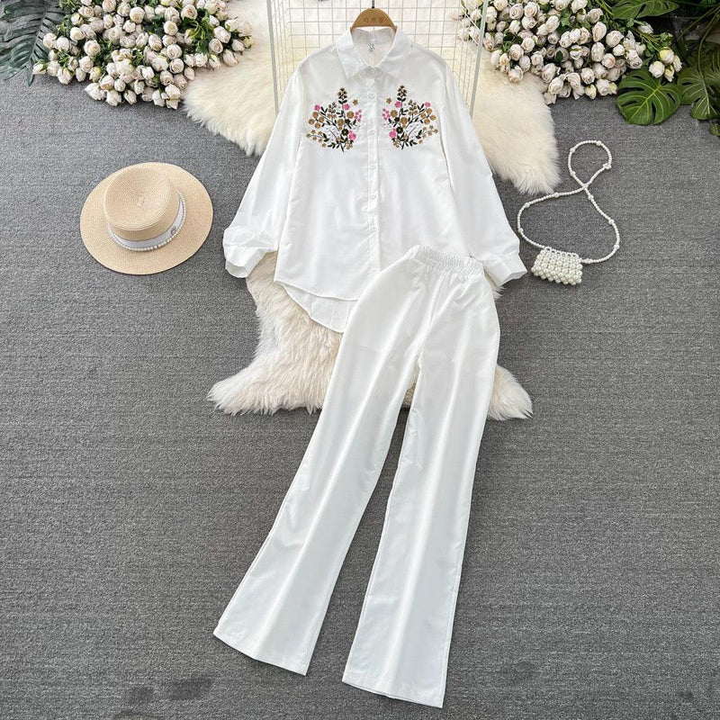 Maria Embroidered Set of Top and Pants - Alamode By Akanksha