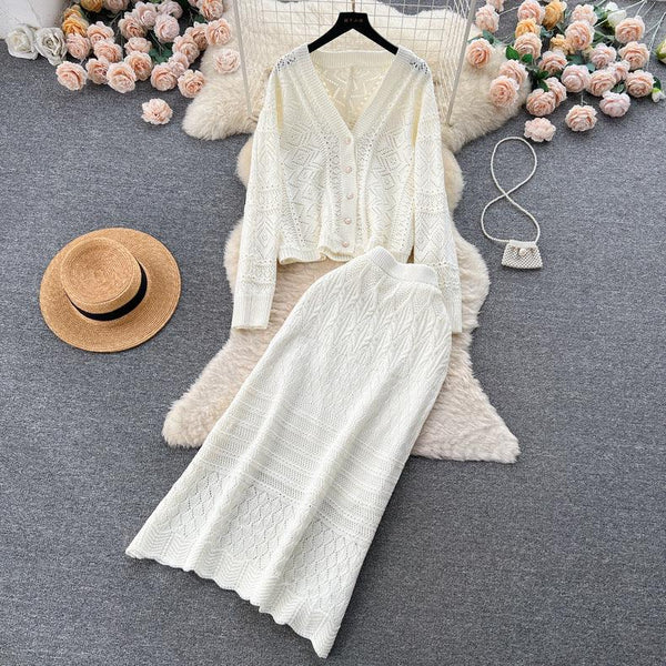 Kiley Knitted Premium Woolen Coord Set - Alamode By Akanksha
