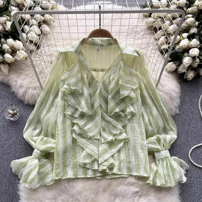 Freida Ruffled Blouse - Alamode By Akanksha
