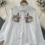 Maria Embroidered Set of Top and Pants