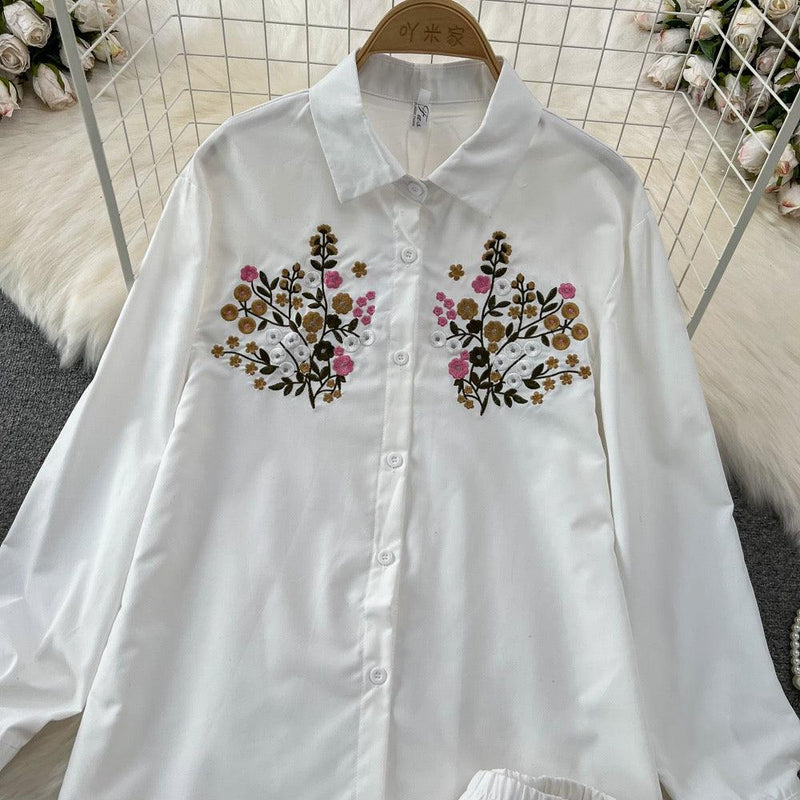 Maria Embroidered Set of Top and Pants - Alamode By Akanksha