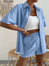 Dayton Linen Summer Co-ord Set - Alamode By Akanksha