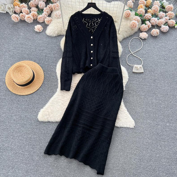 Kiley Knitted Premium Woolen Coord Set - Alamode By Akanksha