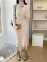 Vienna Knit Midi Dress - Alamode By Akanksha