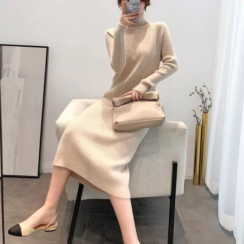 Vienna Knit Midi Dress - Alamode By Akanksha