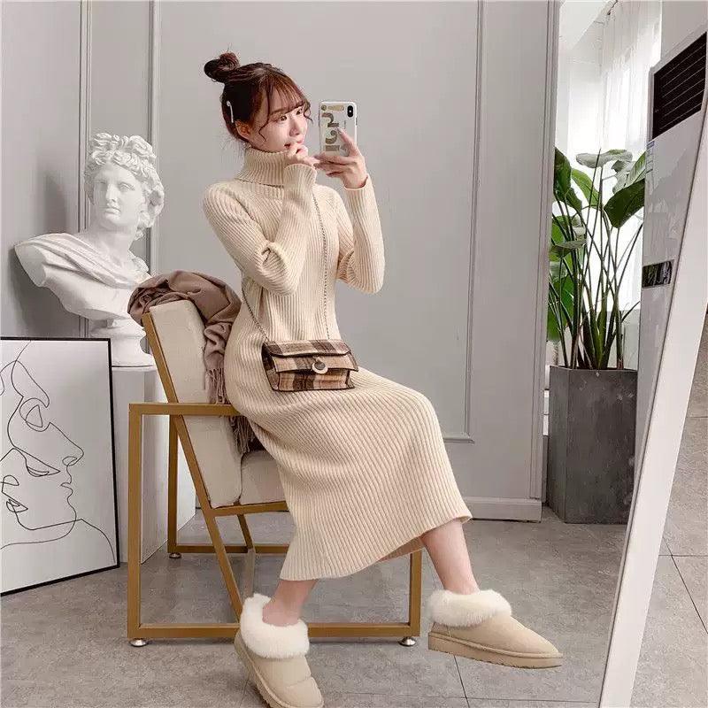 Vienna Knit Midi Dress - Alamode By Akanksha