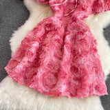 Harrold 3D Floral Dress - Alamode By Akanksha