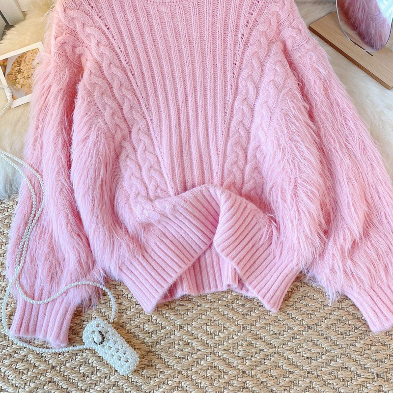 Milos Fuzzy Pullover - Alamode By Akanksha