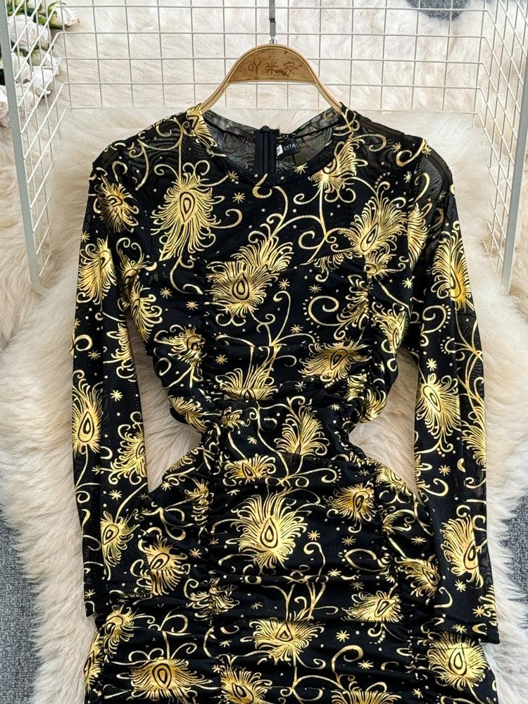 Amoura Statement Midi Bodycon Dress - Alamode By Akanksha