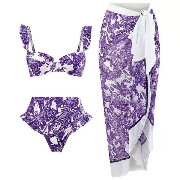 Georgie Bikini with Sarong - Alamode By Akanksha