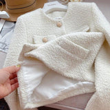 Siemon Statement Woolen Tweed Coat - Alamode By Akanksha