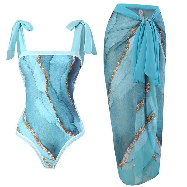 Vester Swimsuit with Sarong