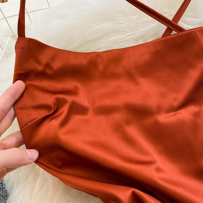 Rory Luxury Satin Dress - Alamode By Akanksha