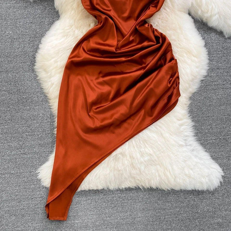 Rory Luxury Satin Dress - Alamode By Akanksha