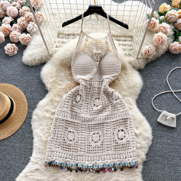The Best Crochet Dresses That Have Me Dreaming of Holiday  Who What Wear UK