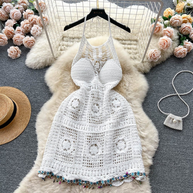 Ewon Crochet Dress - Alamode By Akanksha