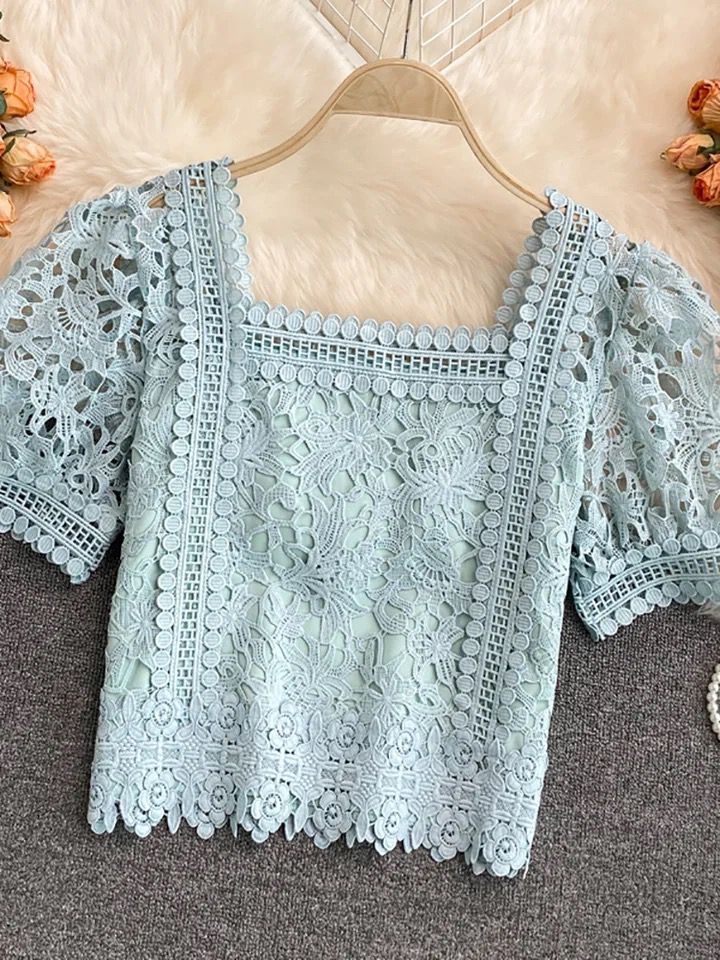 Meltem Crochet Blouse - Alamode By Akanksha