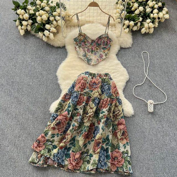 Taisiya Vintage Coord Set - Alamode By Akanksha