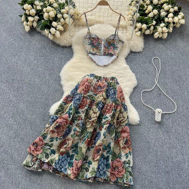 Taisiya Vintage Coord Set - Alamode By Akanksha