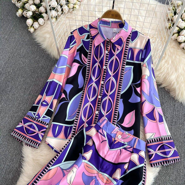 Skye Abstract Coord Set - Alamode By Akanksha