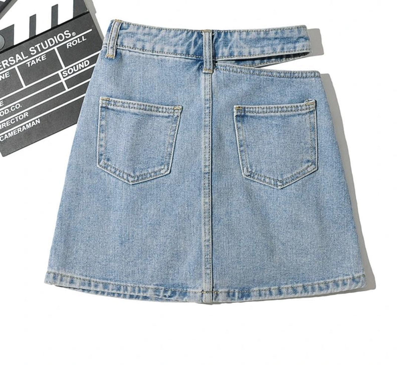 Mallory Denim Skirt - Alamode By Akanksha