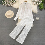 Belleza Summer Coord Set in White - Alamode By Akanksha