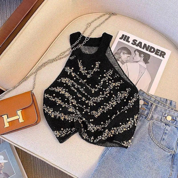 Zinnia Pearl Detailed Top - Alamode By Akanksha