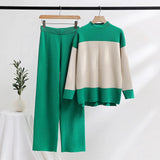 Latifah Woolen Coord Set - Alamode By Akanksha
