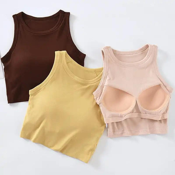 Nicole Tank Tops with Inbuilt Bra